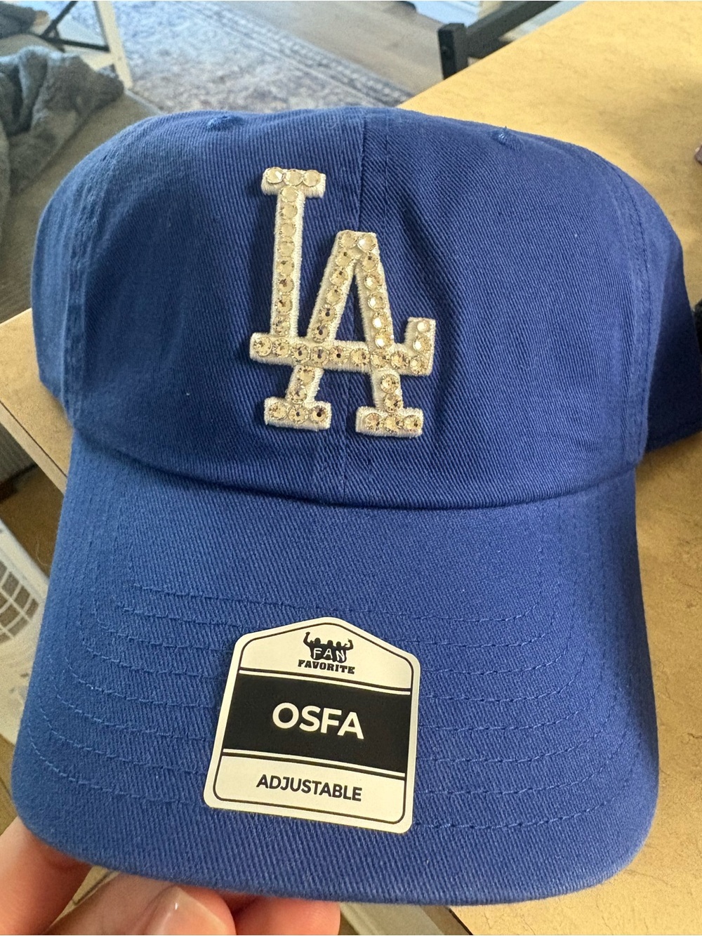 LA Dodgers Swarovski rhinestone Baseball Cap